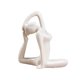 thumbnail image 3 of Figura De Cerámica De Yoga Adorno Estatua Escultura Jardín Zen Decoración De Escritorio Para El Hogar 10.2x4.5x10.5cm, 3 of 5