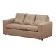 thumbnail image 2 of Sofá Emilia 3 Cuerpos Cuero Auris Beige, 2 of 7