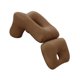thumbnail image 2 of Almohada Para Siesta, Cojín Portátil, Almohada Lumbar, Almohada De Espuma Viscoelástica Cómoda, Color Marrón, 2 of 5