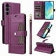 thumbnail image 2 of FOXDOCK Funda tipo Cartera para Samsung Galaxy A15 – Cubierta de Cuero PU con Múltiples Ranuras, Bolsillo para Efectivo y Correa de Muñeca, 2 of 6