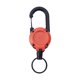 thumbnail image 1 of Llavero Retráctil Resistente Con Carrete Para Acampar Al Aire Libre Y Pescar, Color Naranja, 1 of 5