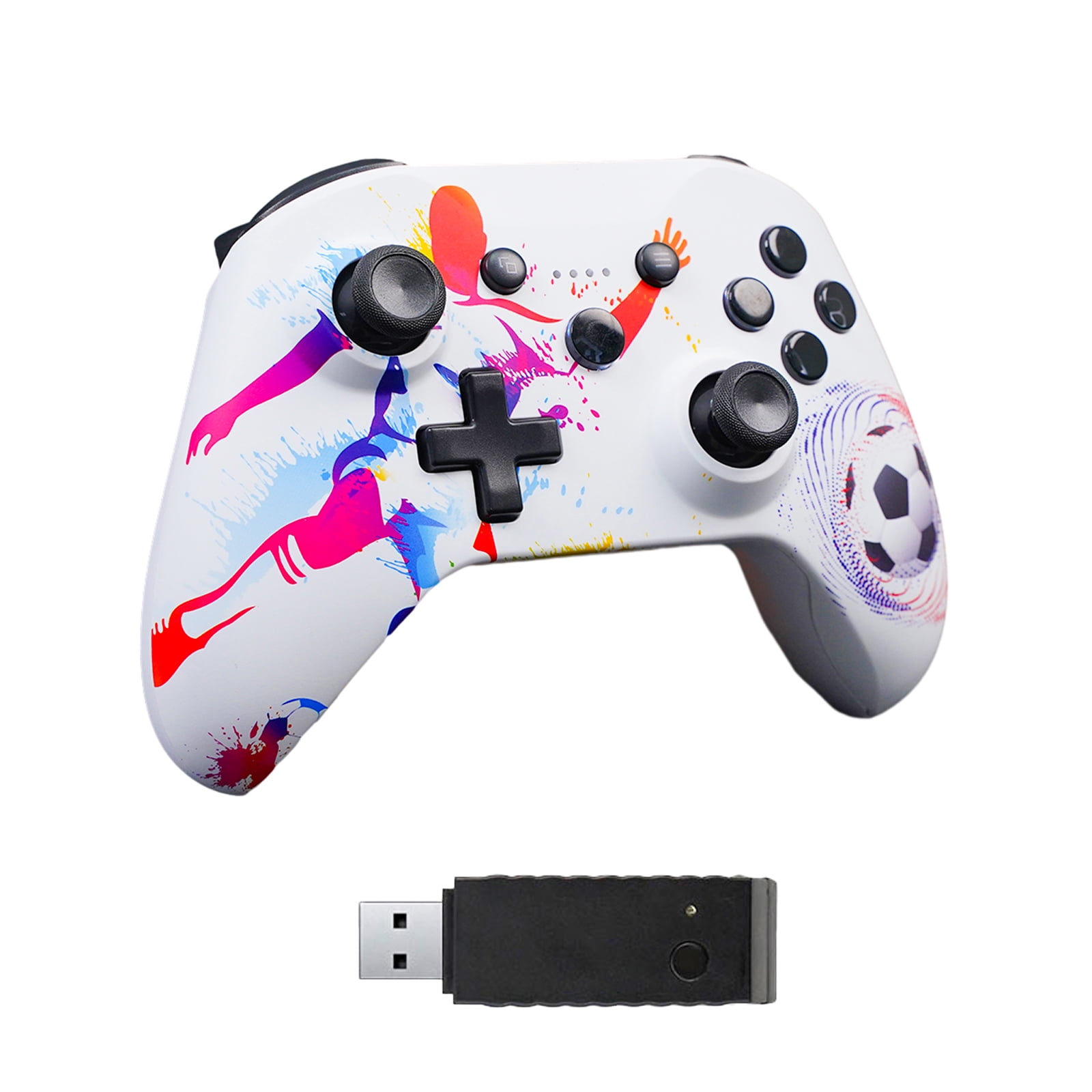 Genérico - Controlador De Juego Inalámbrico Con Receptor De 2.4g - Gamepad Compatible Con Xbox Series X/s/one/one S/one X/ps3/ps4/pc