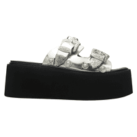 Sandalia De Mujer Plateada Casual Chalada Way-20