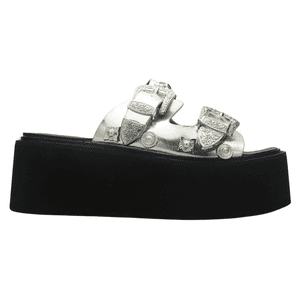 Sandalia De Mujer Plateada Casual Chalada Way-20