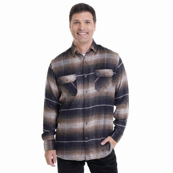 Camisa Leñadora Café Oscuro
