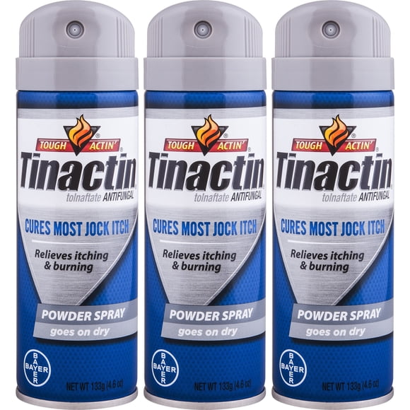 Tinactin en aerosol para la tiña inguinal, 136 ml (paquete de 3)