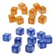 thumbnail image 1 of Dados De Seis Caras D6 De 20 Piezas Para Jugar D&D RPG Party Game Coffee And Blue, 1 of 3