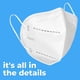 thumbnail image 5 of Mascarilla Respiratoria Lamdown KN95 Paquete de 50 Unidades 5 Capas Desechable, 5 of 6