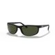 thumbnail image 1 of Gafas de sol Ray-Ban rectangulares unisex negro/verde de 62 mm, 1 of 7