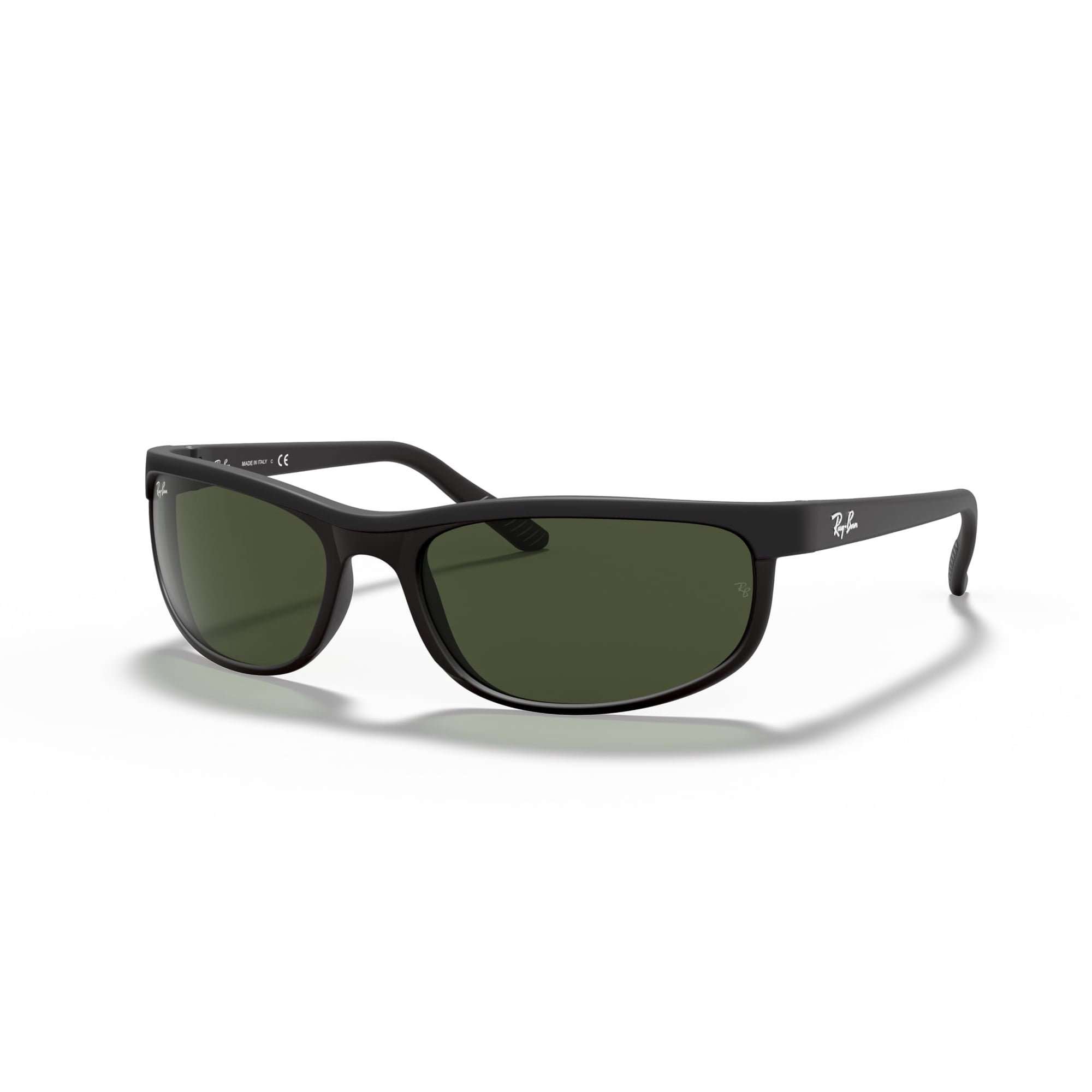 Gafas De Sol Ray-ban Rectangulares Unisex Negro/verde De 62 Mm
