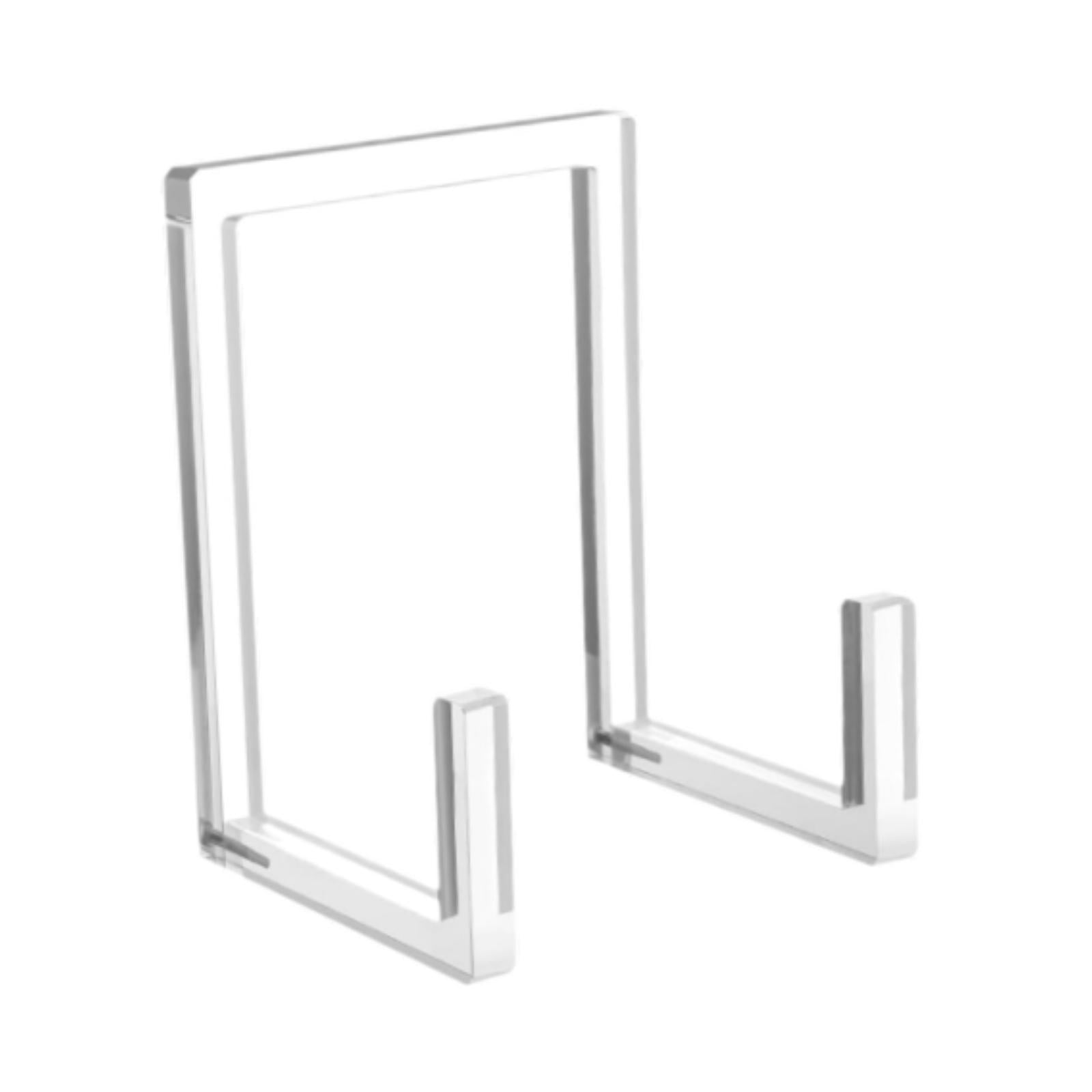 Magideal - Soportes Para Platos Para Caballete De Exhibición, Decoración Versátil, Soporte Para Marcos De Fotos, Soporte Cuadrado Para Tarjetas De Felicitación,