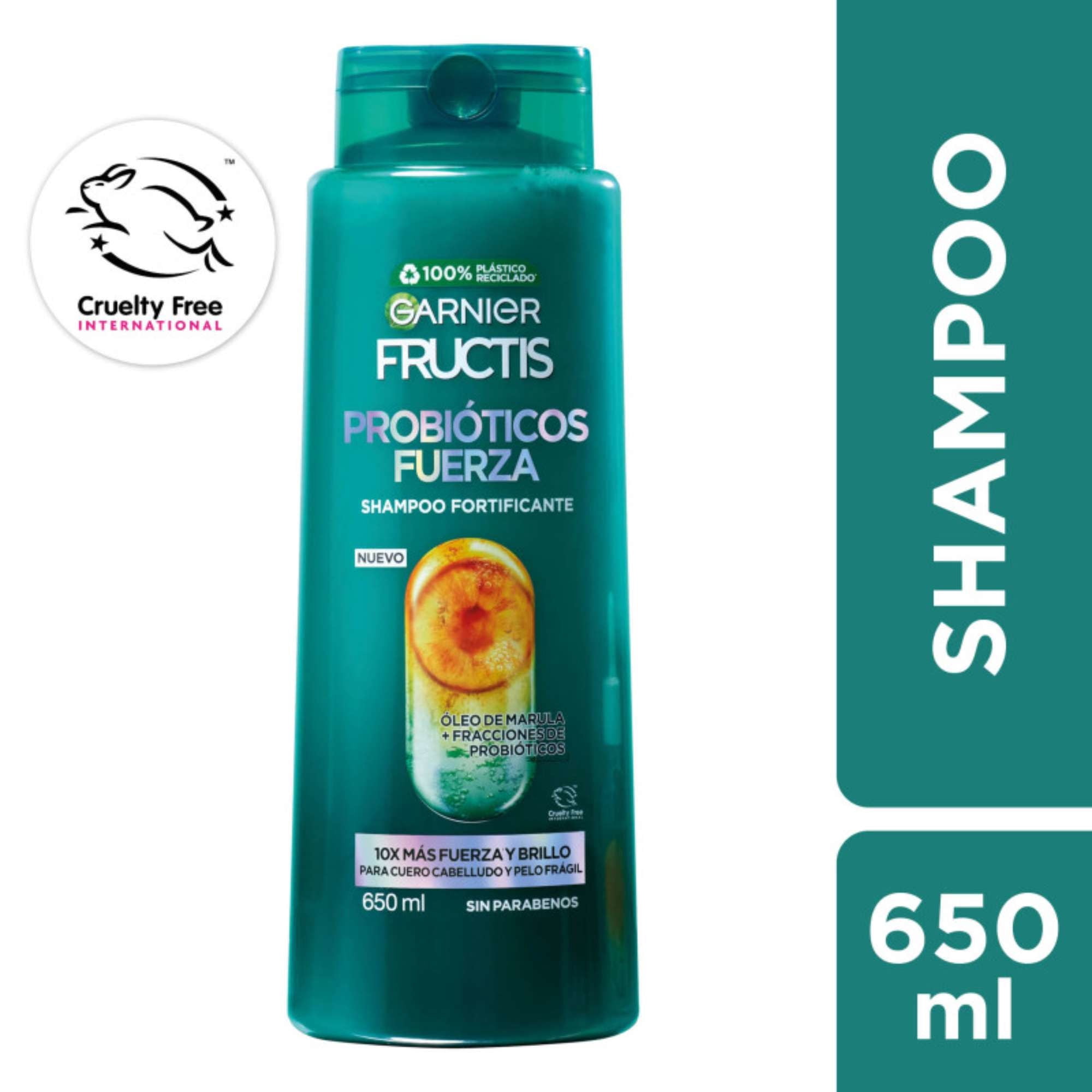 Shampoo Garnier Probióticos Fuerza