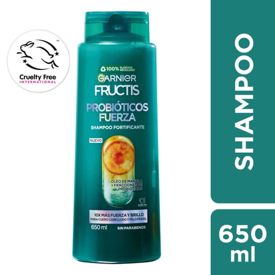 Shampoo Garnier Probióticos Fuerza