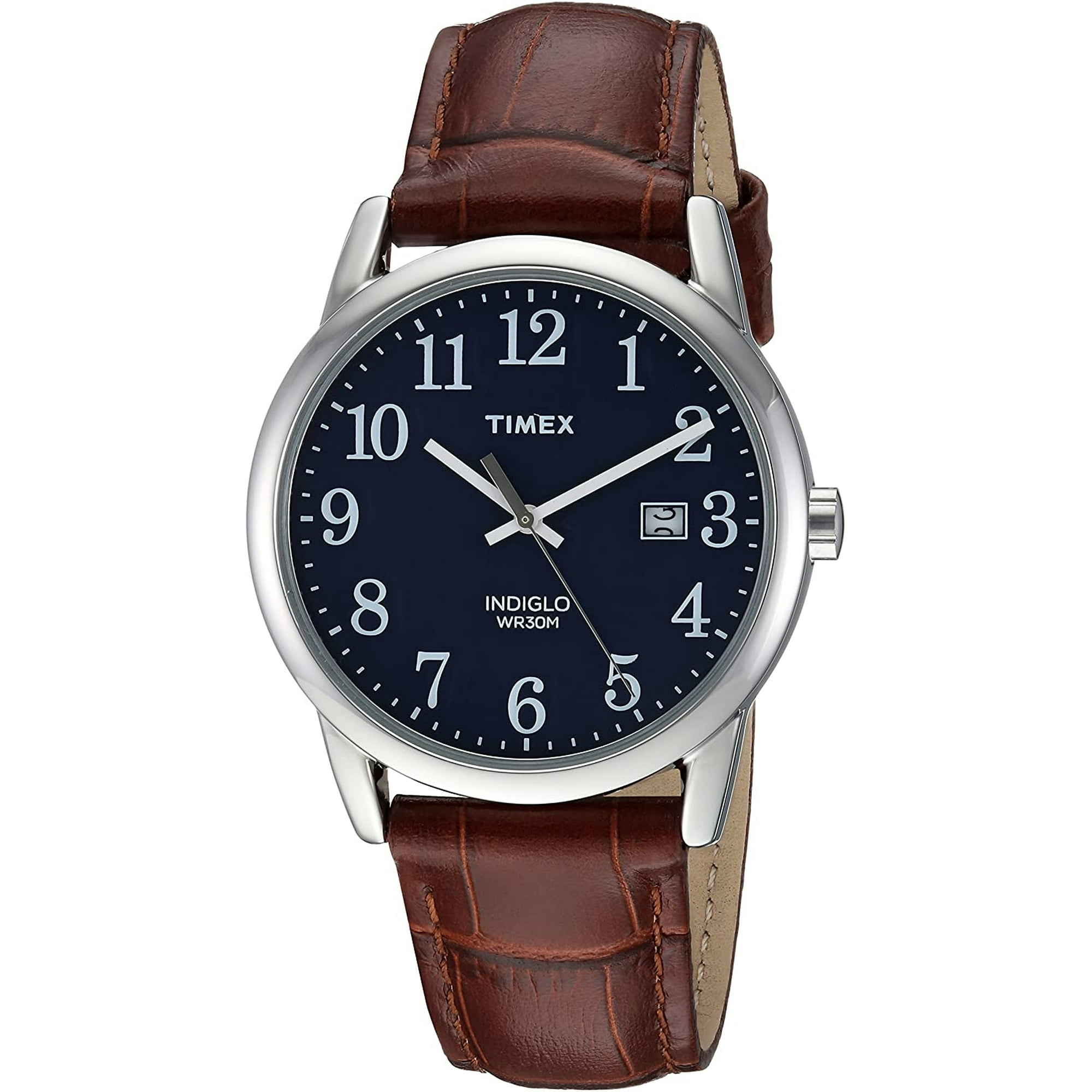 Timex Reloj Para Hombre Con Correa De Piel De Fácil Lectura De 38 Mm Timex Timex