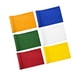 thumbnail image 1 of Bandera de golf KINGTOP de nailon sólido 420D de 8 x 6 cm para mástil de bandera de 3 pies, paquete de 6, 1 of 7