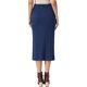 thumbnail image 3 of INSPIRE CHIC Falda de Punto Trenzado para Mujer con Cintura Elástica, Línea A, Abertura Lateral, Falda Maxi de Punto Acanalado Casual M Púrpura Oscuro, 3 of 6
