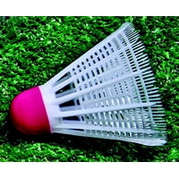 Set De 12 Volantes Para Bádminton Sportime, Color Blanco