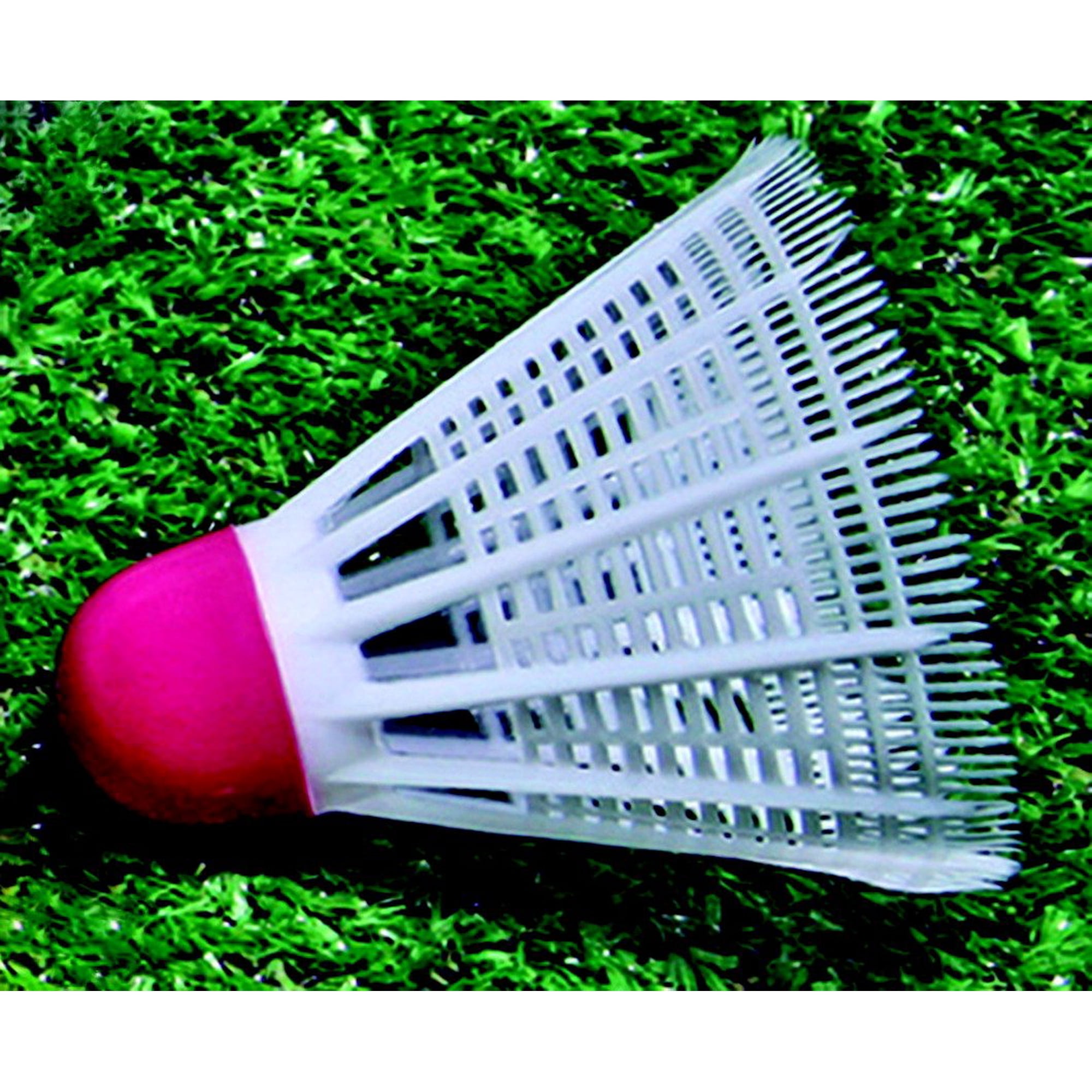 Set De 12 Volantes Para Bádminton Sportime, Color Blanco