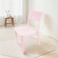 Silla Plástica Minimal Rosa Dvp