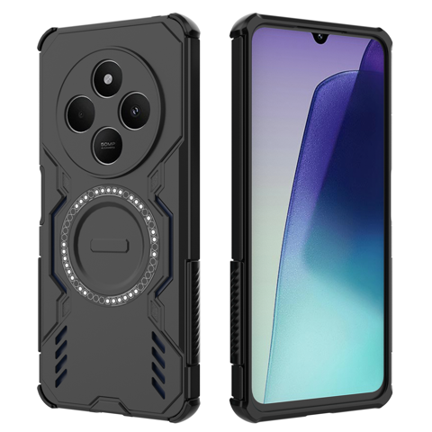 Funda Foxdock Para Xiaomi Poco C75 4G , Magnética, Resistente A Golpes, Con Soporte, Unisex, Carga Inalámbrica