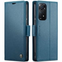 Caseme Tipo Cartera Xiaomi Redmi Note 11 Pro 4G/5G Con Cierre Magnético, Rfid, Tarjetero, Soporte, Carga Inalámbrica