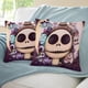 thumbnail image 3 of Pesadilla Antes de Navidad Fundas de almohada de terciopelo con tema, regalos de funda de almohada, decoración para el hogar, cojín de lanzar, regalo de cumpleaños para fans y parejas.66*66cm., 3 of 6