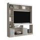 thumbnail image 4 of Estante Tv 52" 170,6X150X30,3 Cm Café Claro Y Blanco, 4 of 8