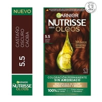 Tintura Cabello Oleos 5.5 Castaño Claro Caoba 1 Un Nutrisse