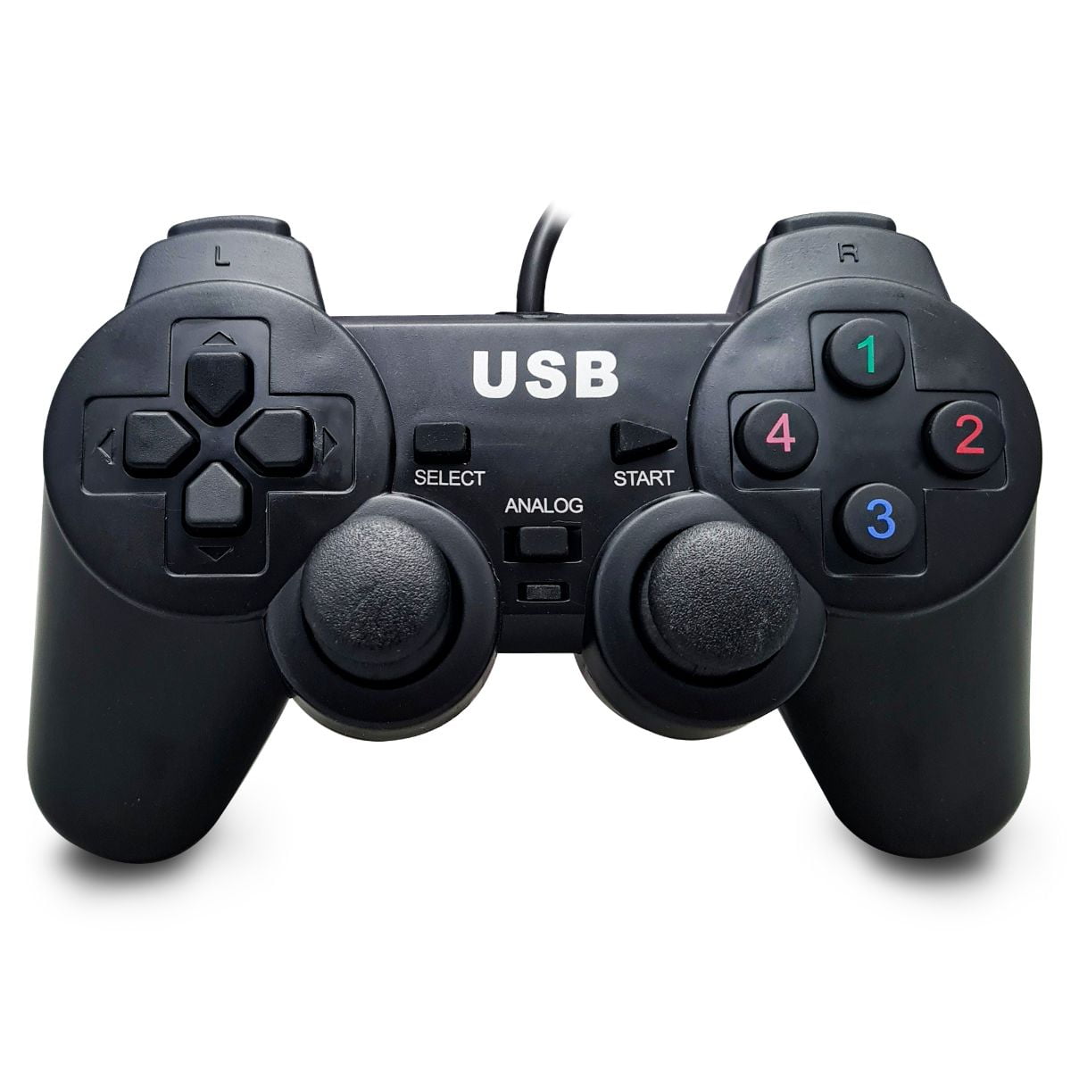 Irm - Control Dualshock Mando Joystick Usb Pc Windows 1,8 Metros