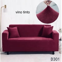 Angeles Del Hogar - Funda Cubre Sofa Sillon Cuadrille 3 Cuerpos