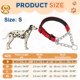 thumbnail image 2 of Collares de Cadena para Perros Uxcell, Collar para Perros sin Tirones Ajustable Reflectante de Nylon con Cadena de Acero Aleado, (S-16 Pulgadas, Rojo), 2 of 7