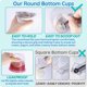 thumbnail image 4 of Vasos de postre Alterf 255 ml, paquete de 100 con tapas, 4 of 7