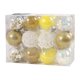 thumbnail image 2 of 24 Bolas Navide?as Para Manualidades, Decoraciones Navide?as Para Fiestas, Compromisos, Bodas, Doradas, 2 of 4