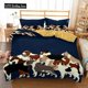 thumbnail image 1 of v363 Bed Sheets Super Soft Winter Duvet Cover Set Pet Dog Comforter Bedding Sets Covers Cute Animal Pug Child Adults Size Bedset Bedclothes 3-Piece Bedding Set (1 Duvet Cover + 2 Pillow Shams) Bed She, 1 of 5