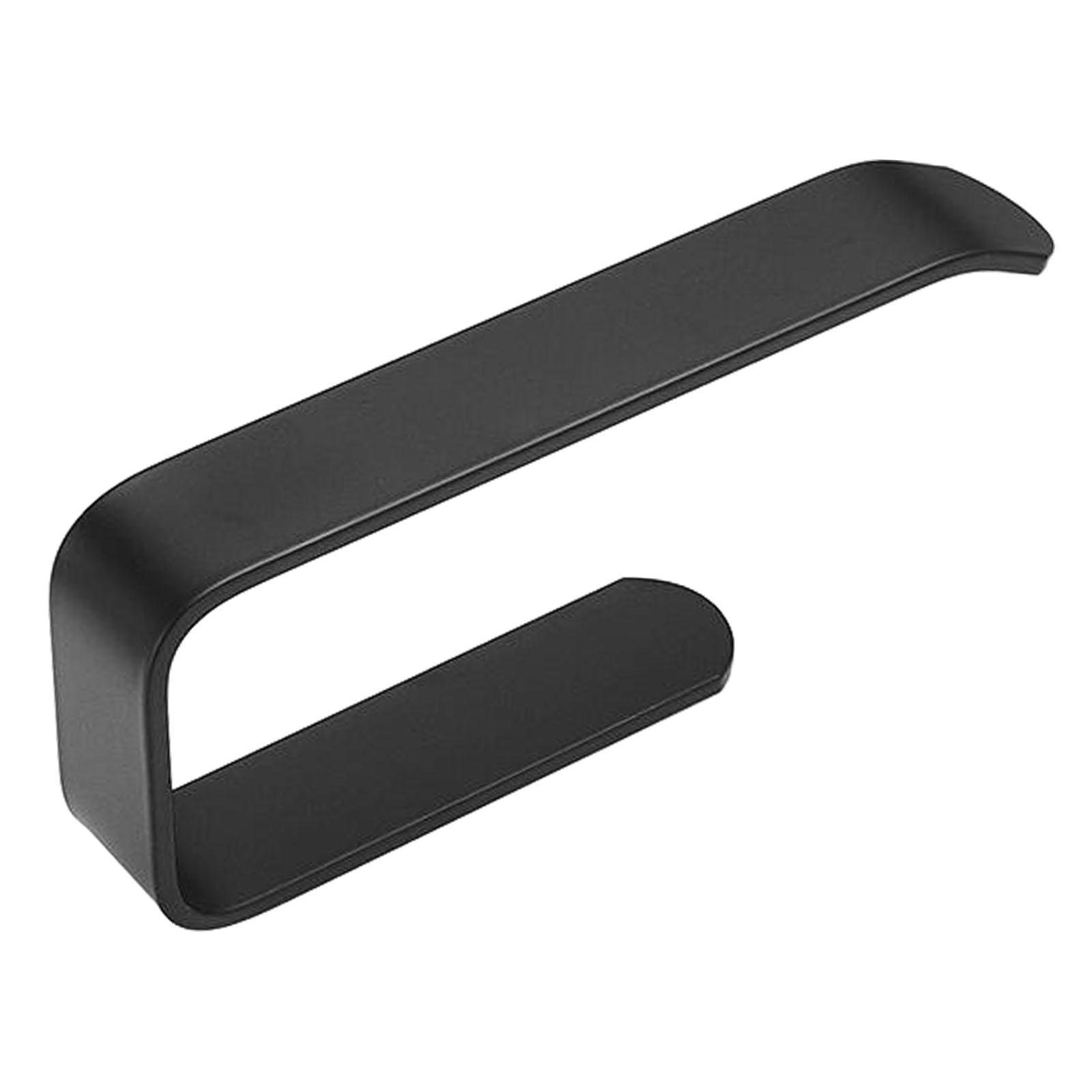 Magideal - Portarrollos De Papel Higiénico Debajo Del Armario, Portarrollos De Papel Higiénico Montado En La Pared, Portarrollos De Papel Higiénico Para Baño, Negro