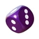 thumbnail image 1 of Dados De Espuma Para Aprender A Contar Matemáticas Para Niños Y Niñas, Recuerdos De Fiesta En El Aula, Color Morado, 1 of 3