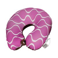 Homewell - Almohada Tela Para Viajes Rosado 26X26Cm