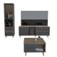 thumbnail image 1 of Living Combo Rack 55 Pulgadas Salem Miel/Plomo + Bar + Mesa De Centro, 1 of 11