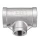 thumbnail image 1 of Conector en T de Uxcell (1/2" x 1" x 1") NPT Hembra de Acero Inoxidable 304 Reductor en Forma de T de 3 Vías para Conexión Industrial Agua Aire Gas Aceite Combustible, 1 of 6