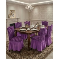 Mylhogar - Juego De 6 Fundas Para Sillas Diseño Turka De Lineas