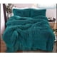 thumbnail image 1 of Cubrecama peludo 2 plazas Turquesa, 1 of 4