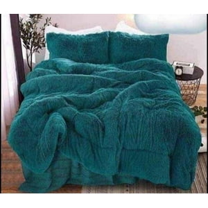 Todo Hogar Santiago De Chile - Cubrecama Peludo 2 Plazas Turquesa