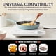 thumbnail image 5 of Placa de Inducción Elite Gourmet EIND57W SlimStore™ Blanca, 5 of 9