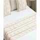 thumbnail image 2 of Piecera de cama diseño boho 2p y king + fundas decoración boho clásico 3 color crema, 2 of 2