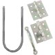 thumbnail image 1 of Juego de mosquiteras y puertas contra tormentas National Hardware N107-425 Zinc, 1 of 1