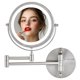 thumbnail image 1 of Espejo de maquillaje OVENTE 7, soporte de pared iluminado con aumento de 1X/10X, 1 of 9