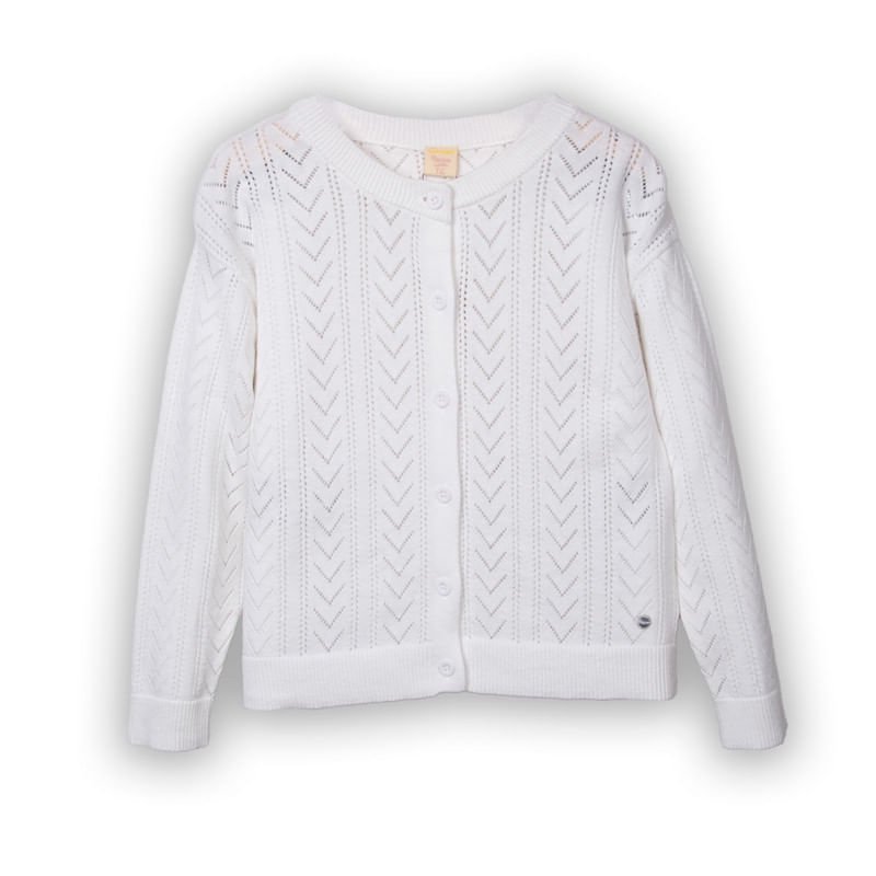 Chaleco Niña Blanco Pillin