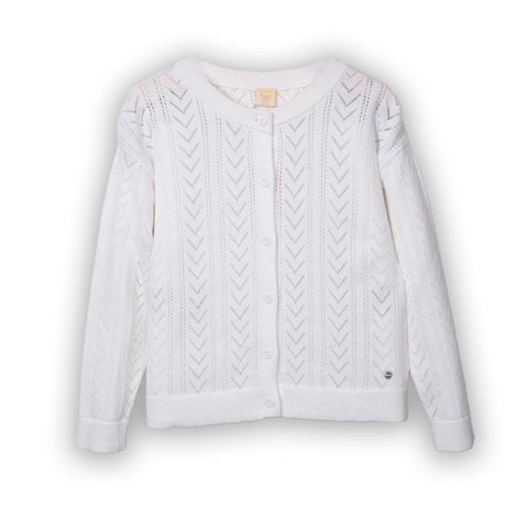 Chaleco Niña Blanco Pillin