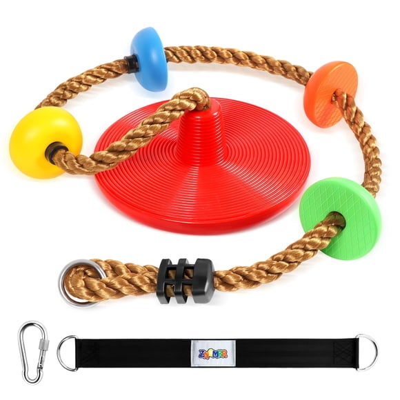 Juego de columpios para árboles con cuerda de escalada al aire libre para niños