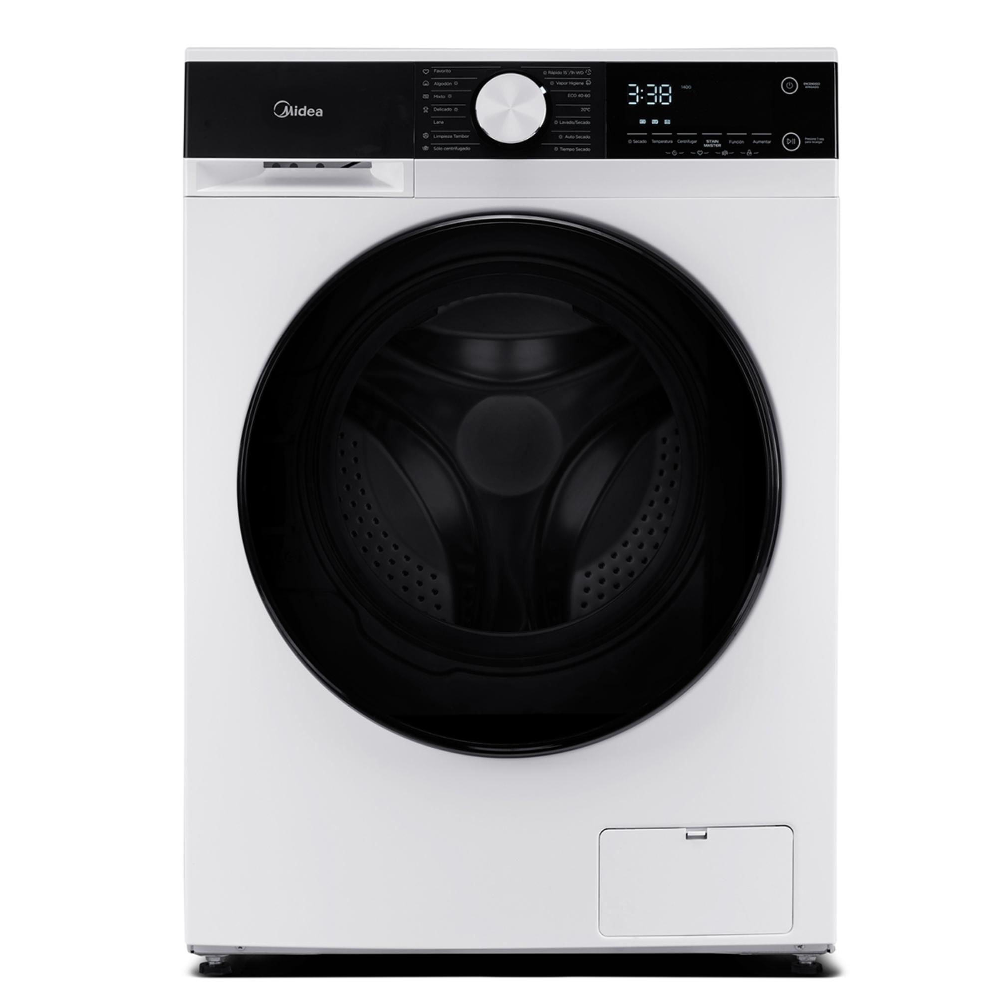 Midea - Lavadora Secadora 9.5 Kg / 7 Kg Mlsf-095B/W